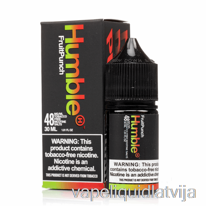 Augļu Punšs - Pazemīgi Sāls - 30ml 48mg Vape šķidrums